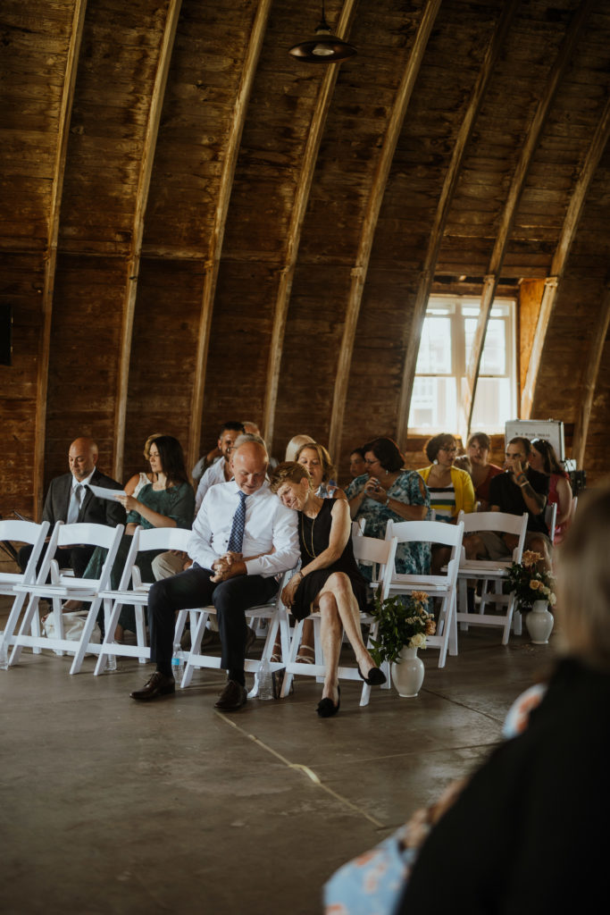 a venue in Lancaster Pennsylvania during their ceremony
