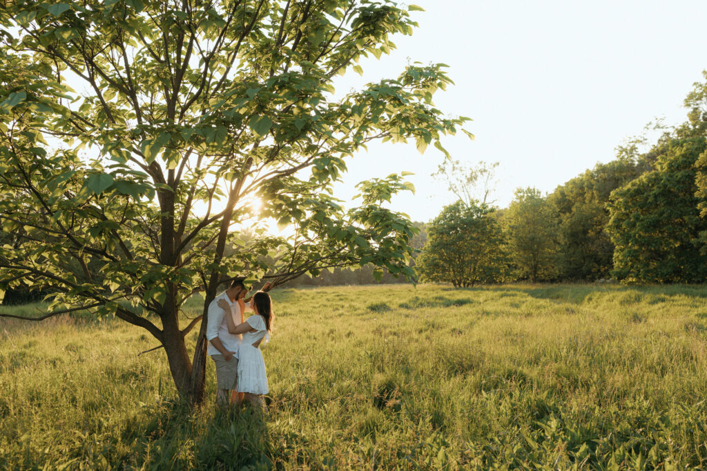 High School Sweethearts' Retro Picnic Engagement in Pennsylvania from a Pennsylvania Wedding Photographer 