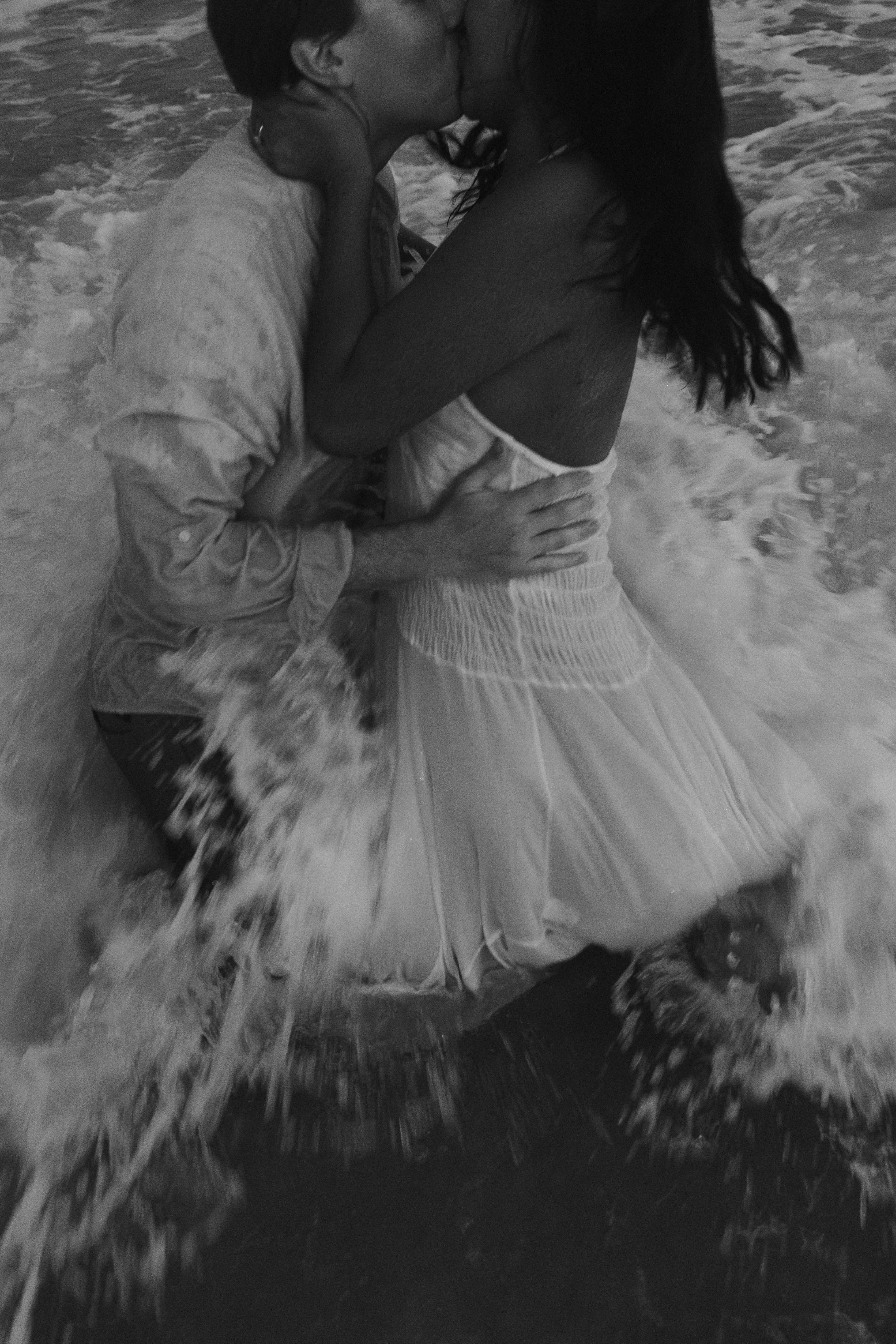 Palm Beach engagement photography captured in warm, golden hour light