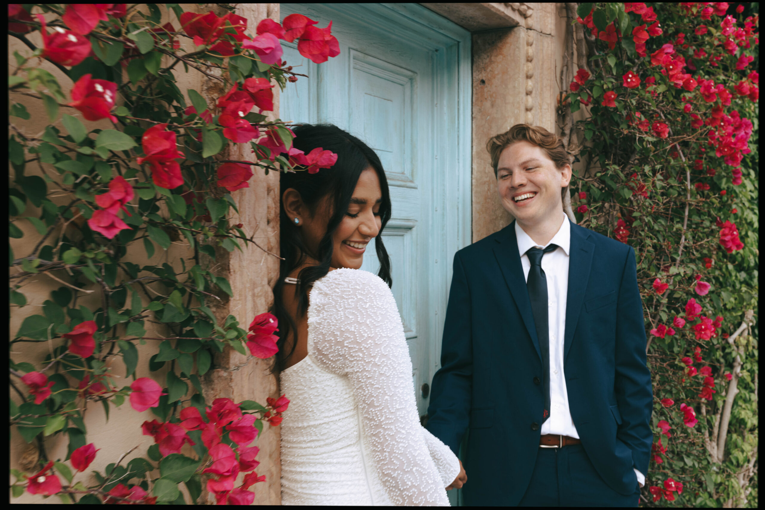 Worth Avenue Palm Beach engagement photos featuring iconic Mediterranean architecture