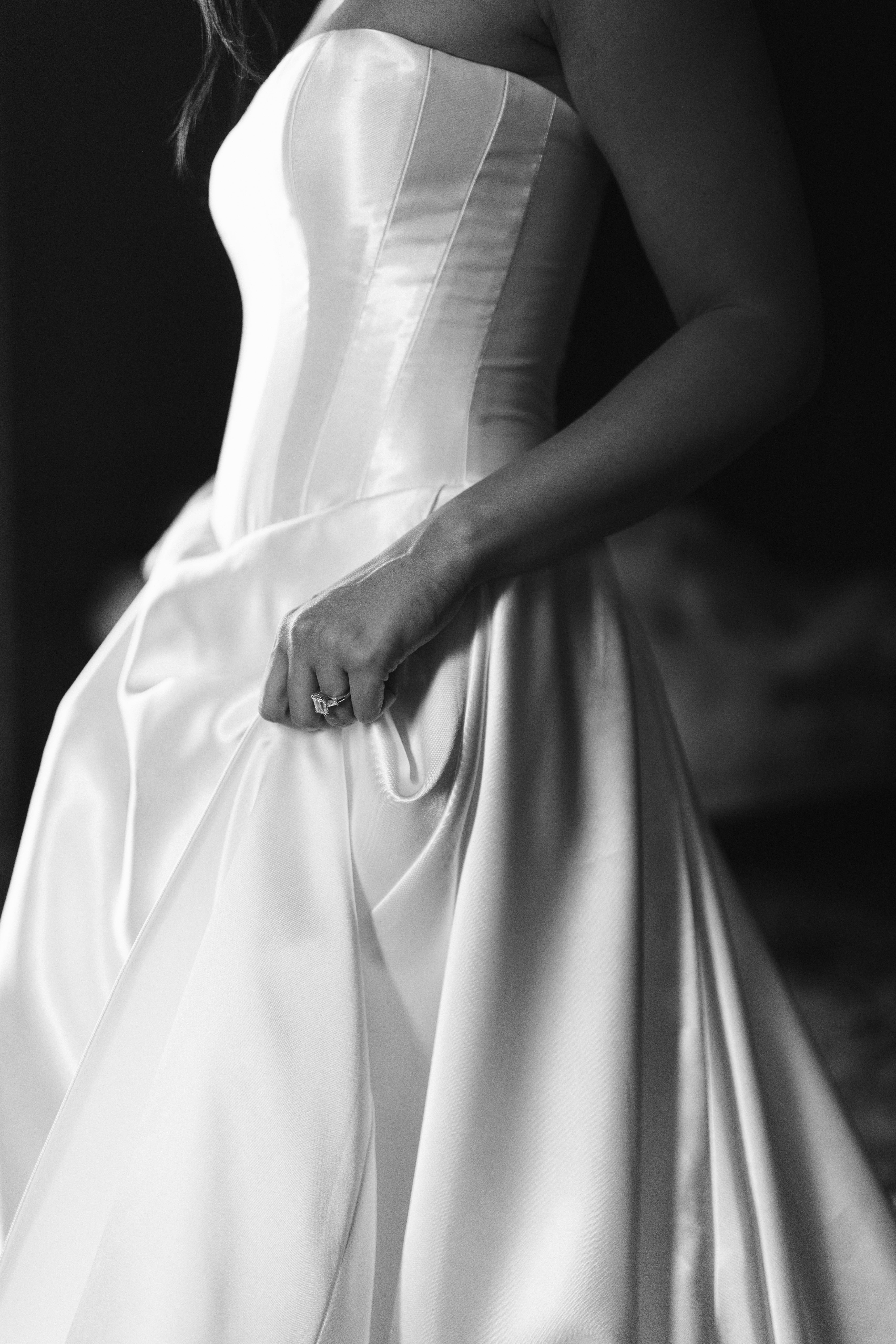 Bride getting ready at NYIT de Seversky Mansion with soft natural window light