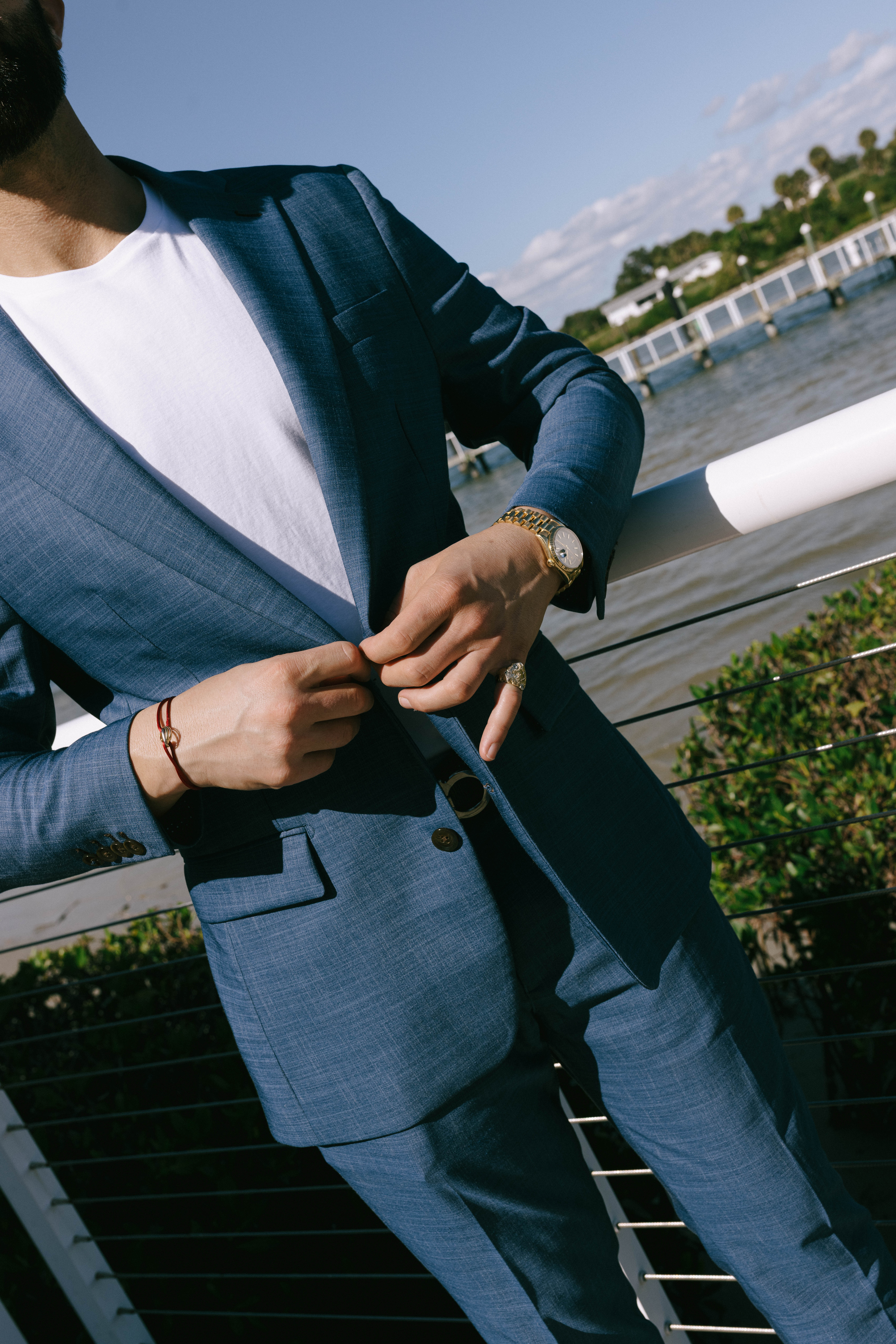 Romantic waterfront setting for a South Florida wedding weekend celebration in Jupiter