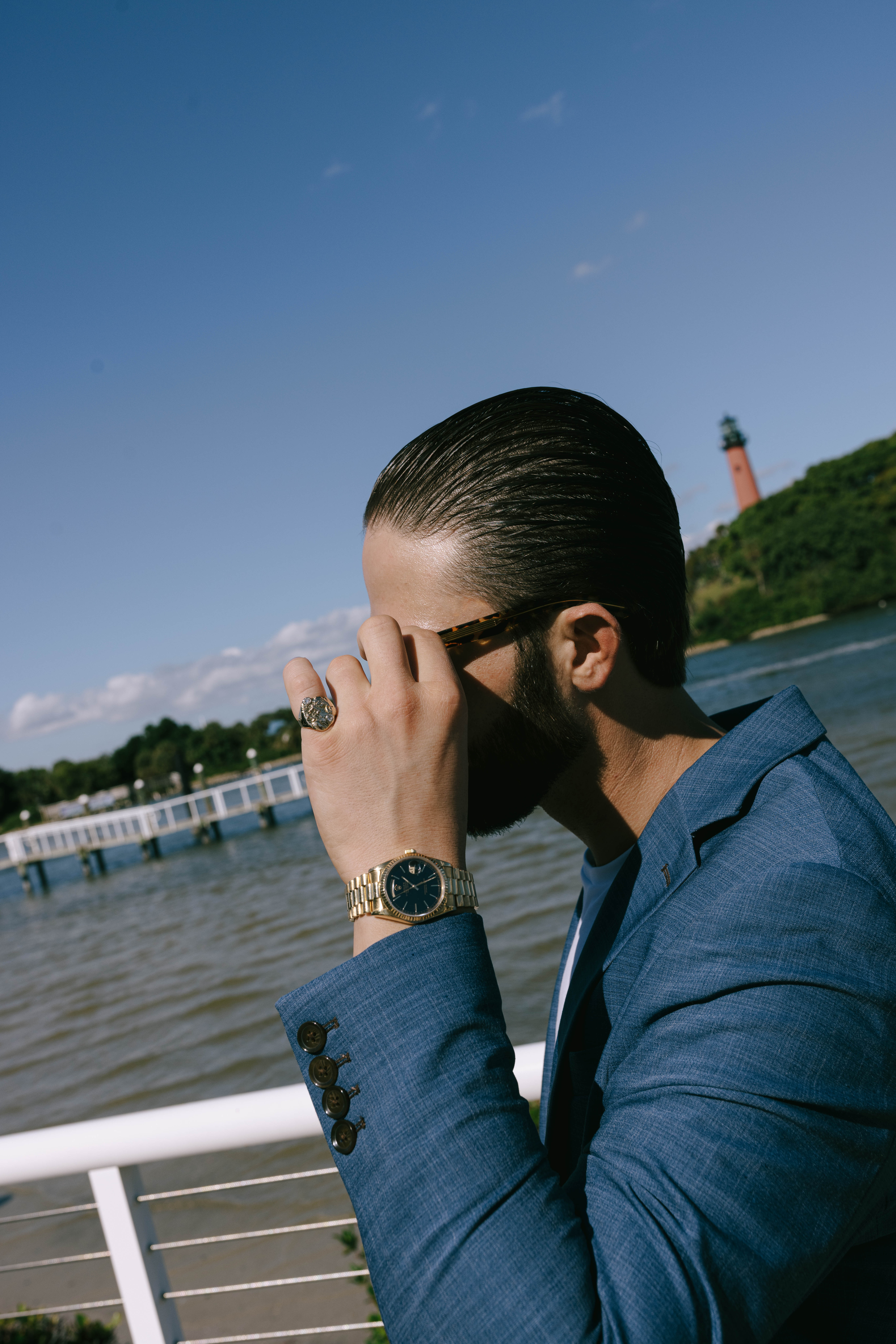 Romantic waterfront setting for a South Florida wedding weekend celebration in Jupiter