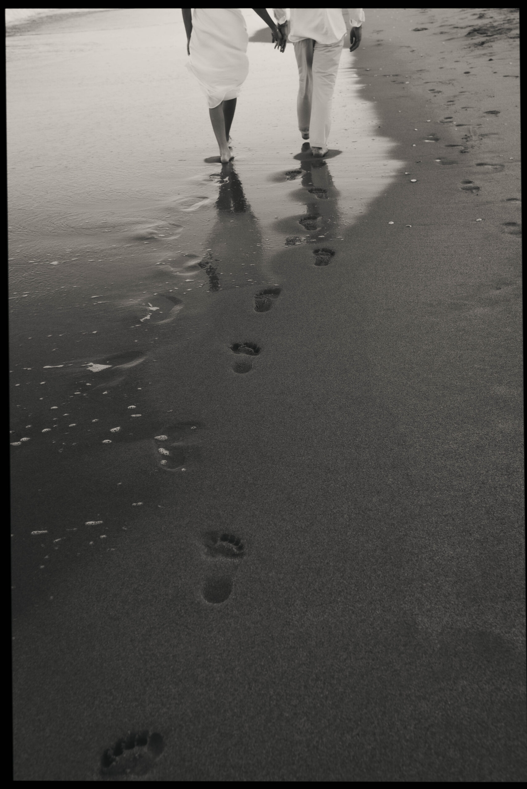 Artistic, Creative, Editorial beach engagement photos in West Palm Beach